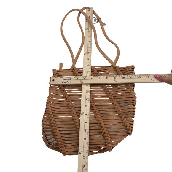 Fossil Brown Braided Leather Tote - Picture 5 of 8